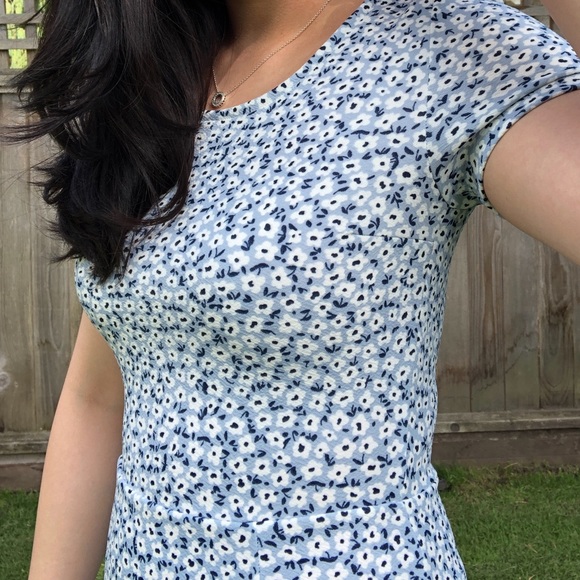 Blue summer dress - Picture 2 of 3